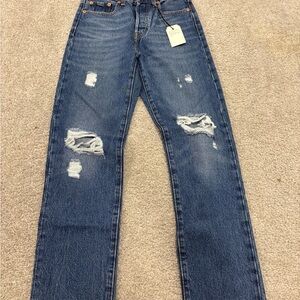 Levi's Classic Blue Denim Jeans